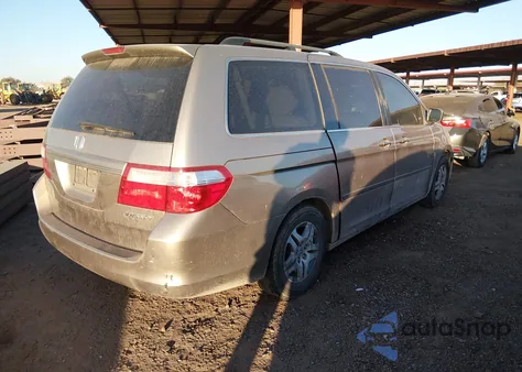 2007 Honda Odyssey Ex из США, поврежденный, VIN 5FNRL38407B014242